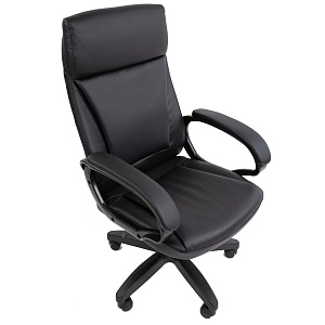 Офисное кресло CHAIRMAN 794 LT, экокожа, черный